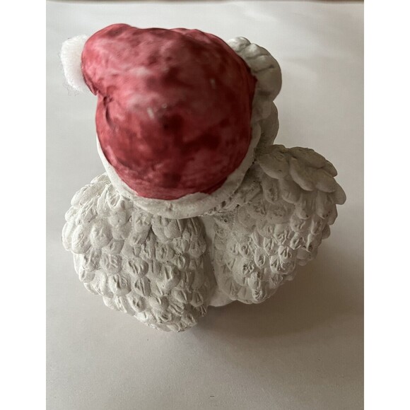 Vintage Dreamsicles Baby Angel Cherub Figurine Wearing Santa Hat 4" Tall 1991 - Picture 3 of 6